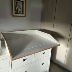 Changing table attachment for IKEA Hemnes chest
