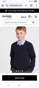 school navy jumper
