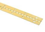 Brass/Chrome piano hinge 2mtr lengths (call to check stock)