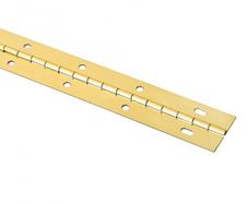 Brass/Chrome piano hinge 2mtr lengths (call to check stock)