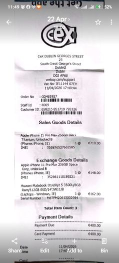 Iphone 15 pro max 256gb black titanium unlocked for sale.