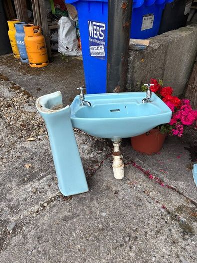Cast Iron, Bath , toilet , sink set