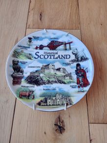 Souvenir Plate From Scotland