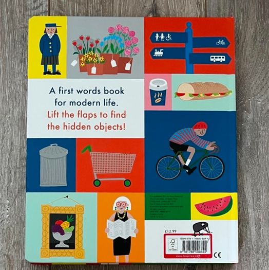 Nosy Crow 100 First Words: City with Big Flaps to Lift! (By Edward Underwood) Book