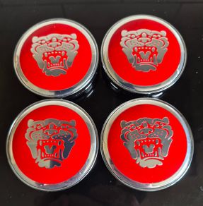 Jaguar caps RED (For Aftermarket) FREE POST