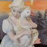 Vintage Coalport porcelain figurine Goose Girl Image 9