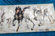 Large horses painting on canvas