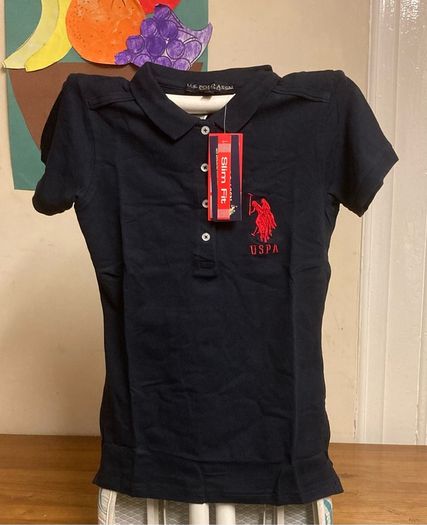 US Polo Assn Slim Fit Polo Shirt for Women