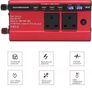 NEW SALE | 1500W Power Inverter 12V to 240V AC Car Converter with 3.1A 4 USB 2 AC Sockets Dual Car Adapter With 2 LED Display Image 4