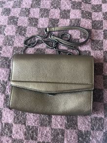 Massimo Dutti small leather bag/purse