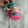 Little Town Timeless Toys Pink/Green Mermaid Plush Used Please look at the pictures Image 8