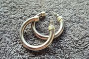 Simple Silver tone earrings