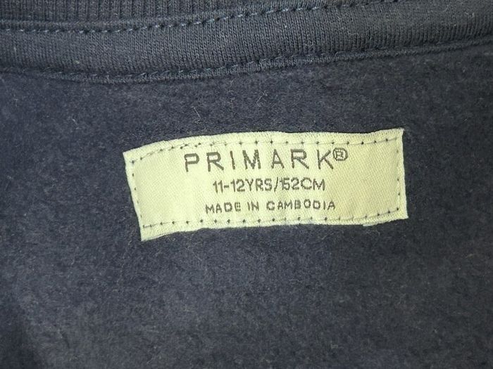 Girls Navy Sweatshirt from Primark Age UK 11-12 Yrs / EU 152cm