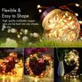 Solar Fairy Lights Outdoor, 2 Pack 12M/40Ft 120LEDs Solar String Lights, 8 Modes Waterproof solar Garden Lights Indoor/Outdoor (MULTIPLE COLOURS) Image 8