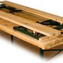 Picnic Table with Backrests  Foldable Garden Table & 2 Benches (Seats 8) Image 3