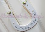 Wedding Horseshoe Personlised Keepsake / gift