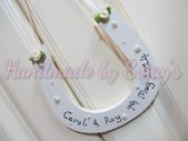 Wedding Horseshoe Personlised Keepsake / gift