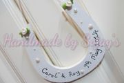 Wedding Horseshoe Personlised Keepsake / gift