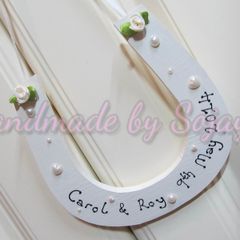 Wedding Horseshoe Personlised Keepsake / gift