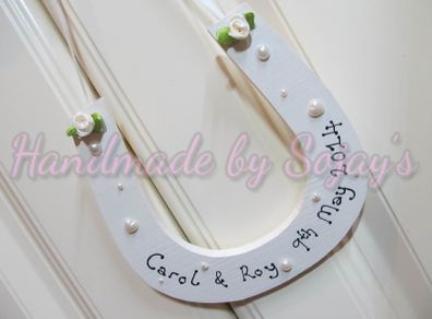 Wedding Horseshoe Personlised Keepsake / gift