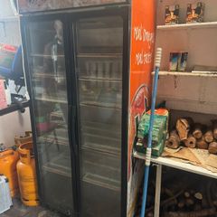 Club Orange double door glass display drinks fridge