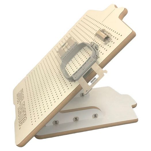 The Hooptastic Hooper 2 in 1 - hooping device for the embroidery industry.