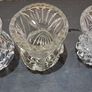 3 crystal vases small Image 5