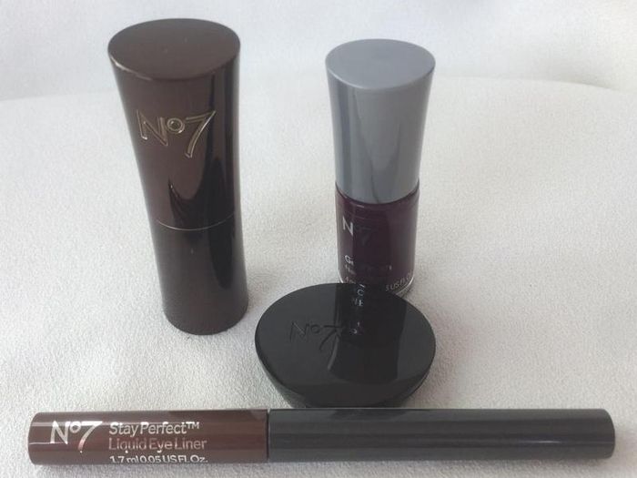 Brand New No.7 Liquid Eye Liner, Lipstick,Eye Shadow and Nail Polish
