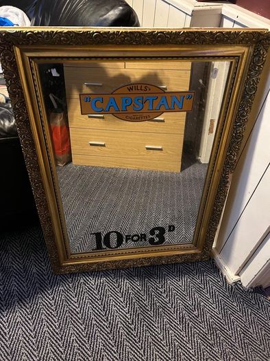 Wills Capstan mirror