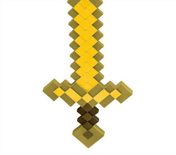 BRAND NEW Minecraft Golden Roleplay Sword