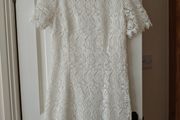 Savida Beautiful White  Lace Dress