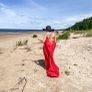 Red maxi dress Image 2