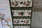 Tall boy chest of drawers