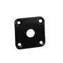 Gibson Style Curved Metal Jack Plate (Chrome/Black/Gold) Image 2
