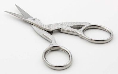 Stork Scissors, Embroidery Scissors, Sewing Scissors, Paper Craft Scissors, Stainless Steel Sharp Tip 3.5"-Inch