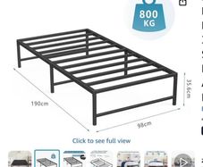 2 Full Bed Sets: Zinus SmartBase Frames