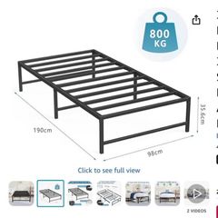2 Full Bed Sets: Zinus SmartBase Frames