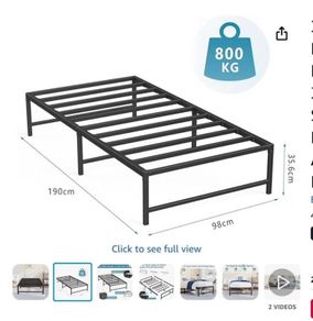 2 Full Bed Sets: Zinus SmartBase Frames