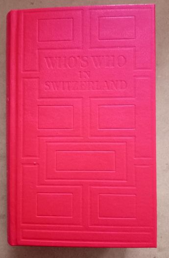 Who's Who Switzerland Book