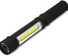 Multifunction Portable COB LED Mini Work Light Inspection Torch Magnetic Base and Clip Maintenance Pen Lamp AAA Battery