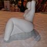 Female figurine made of white stone - Artistorika Made in Malta Image 3