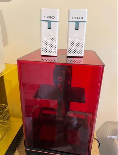 Resin 3D printing Kit - Elegoo Mars 2 pro / With curing station, resin and accessories