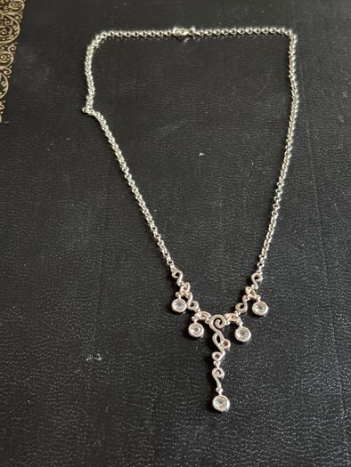 silver necklace