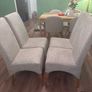 4 Dining Chairs. Newly recovered. Image 3