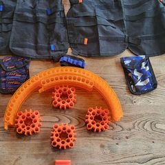 nerf Kids Tactical Vest & Ammo Storage Set for Nerf / Dart Blasters (Selling as 1 Lot)