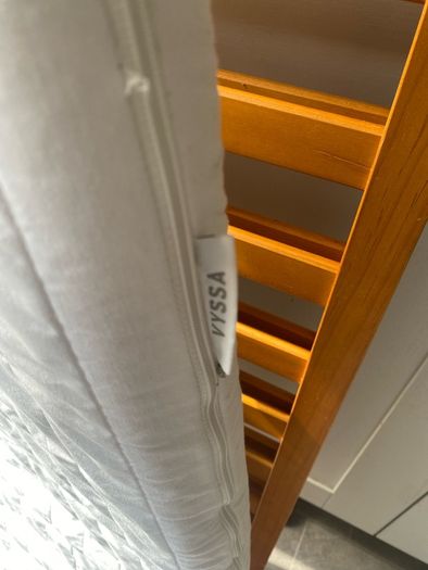 Free mothercare takeley cot and ikea vyssa mattress