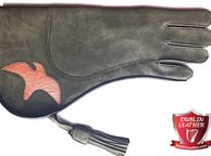main image for ad Olive Green Eagle Cowhide Triple Layer Premium 17 Inch Glove - Falconry (L &amp; XL)