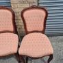 Set of 6 Carved Dining Chairs Solid Wood Image 8