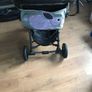 city mini baby jogger, good condition includes rain cover and foot muff Image 3