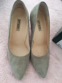 Taupe Suede Court Shoe (37) PAUL GREEN